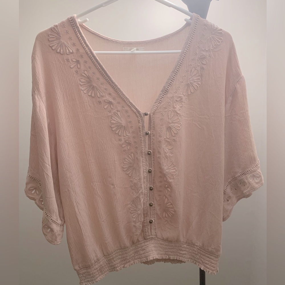 Maurices peasant top, Size L